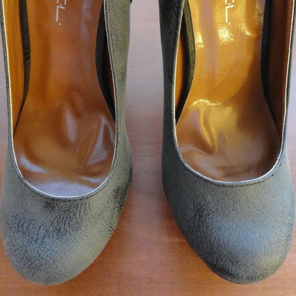 New With Box C Label Vex-12 black Platform Heel Pumps 8M - Picture 6 of 11